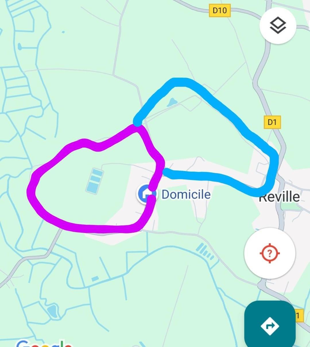 Gite Tante Jeanne Réville Kültér fotó